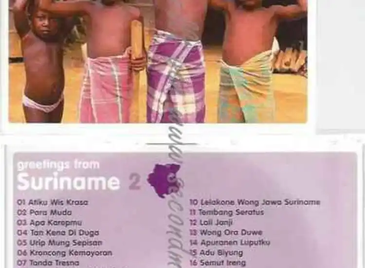 CD--MENTO | --GREETINGS FROM SURINAME 2 ansehen