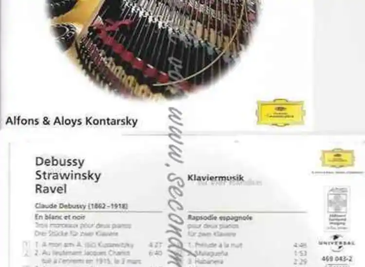 CD--KONTARSKY,ALFONS UND ALOYS, DEBUSSY  --ELOQUENCE ansehen