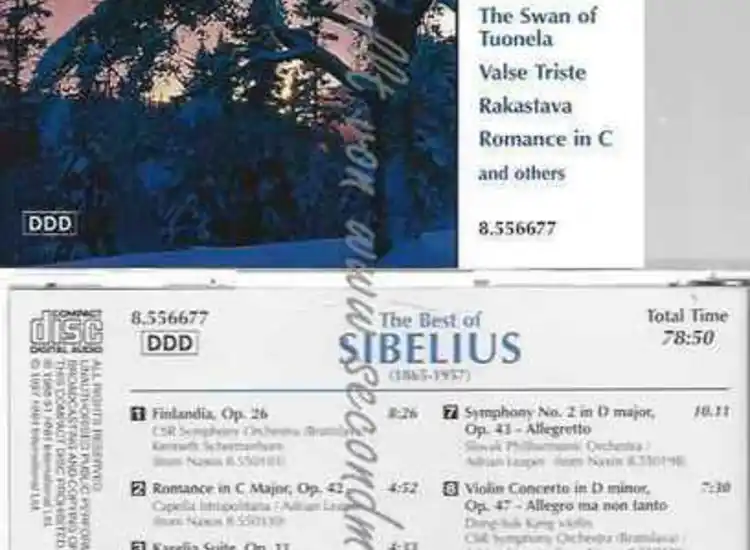 CD--VARIOUS UND SIBELIUS,JEAN | --THE BEST OF - THE BEST OF SIBELIUS ansehen