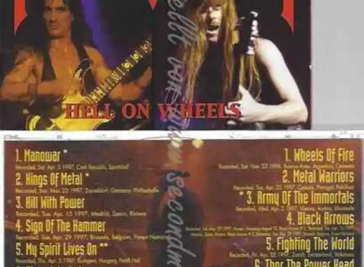 CD--MANOWAR | --HELL ON WHEELS-LIVE ansehen