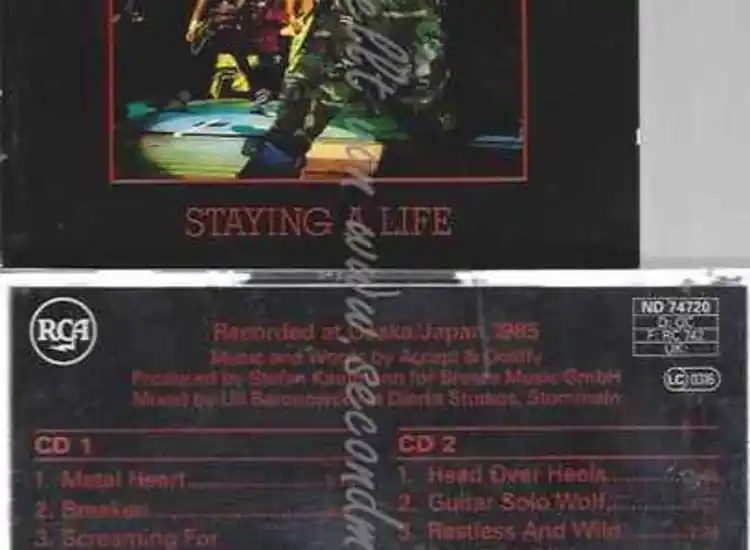 CD--ACCEPT | --STAYING A LIFE ansehen