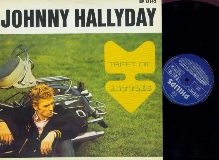 LP--Johnny Hallyday – Johnny Hallyday Trifft Die Rattles // BF15142 ansehen