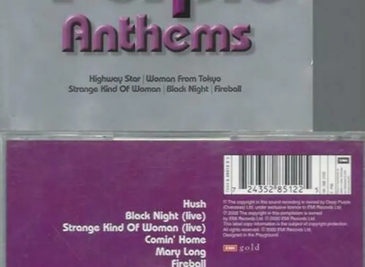 CD--Deep Purple – Anthems ansehen