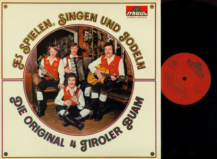 LP--Orig 4 Tiroler Buam // Es singen und jodeln // NM ansehen