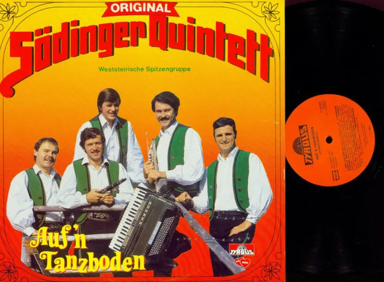 LP--Original Södinger Quintett // Auf'n Tanzboden   // NM ansehen