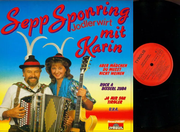 LP-- Jodlerwirt Sepp Sponring Mit Karin    // M/ NM ansehen