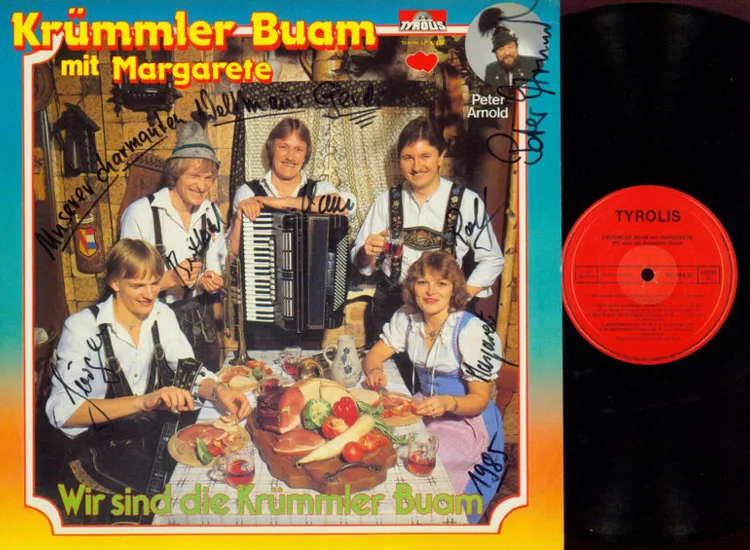 LP-- Krümmler Buam Mit Margarete – Wir Sind Die Krümmler Buam/signed    // M/ NM ansehen