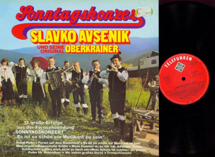 LP--Slavko Avsenik Und Seine Original Oberkrainer – Sonntagskonzert   / M/ NM ansehen