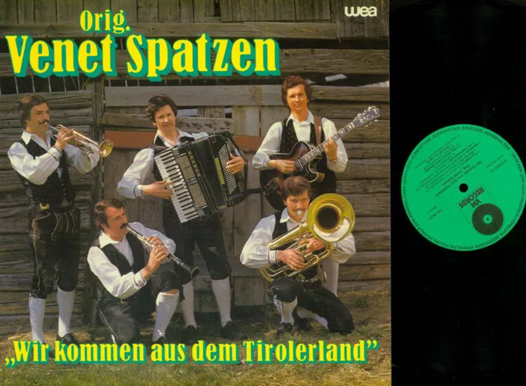 LP--Orig. Venet Spatzen – Wir Kommen Aus Dem Tirolerland // M /NM ansehen