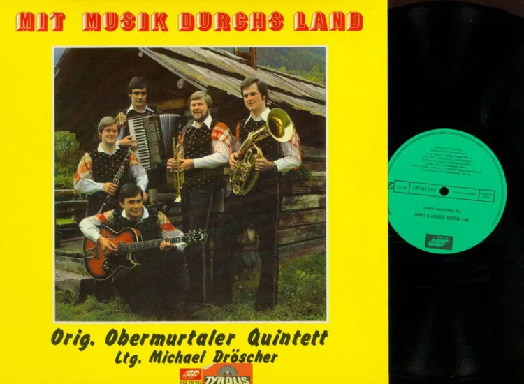 LP--Orig Obermurtaler Quintett  // Mit Musik durchs Land   // M /NM ansehen