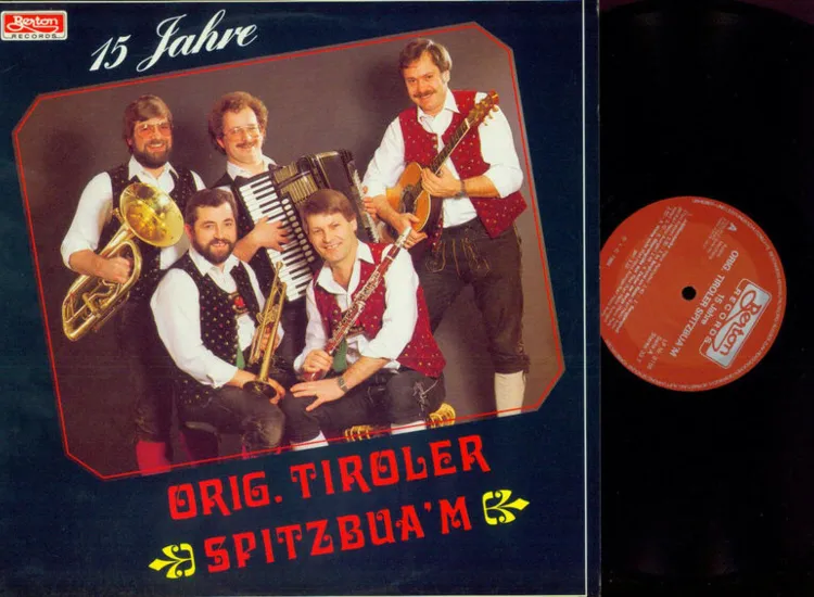 LP-- Orig. Tiroler Spitzbuam //   15 Jahre   // M//NM ansehen