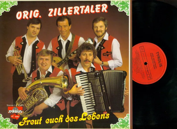 LP--Orig. Zillertaler //  Freut euch des Lebens //NM ansehen