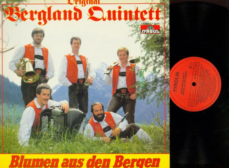 LP-Original Bergland Quintett //  Blumen aus den Bergen   //NM ansehen