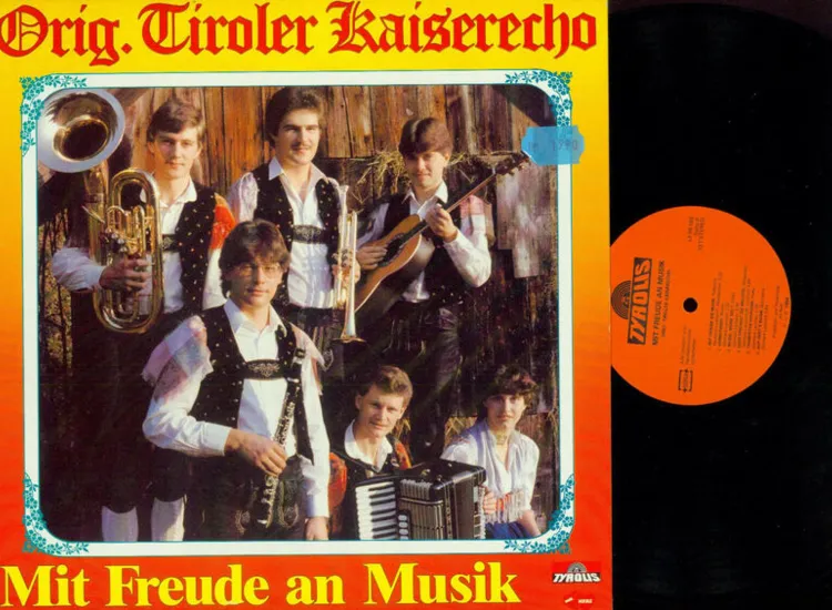 LP- Orig. Tiroler Kaiserecho – Mit Freude An Musik  //NM ansehen