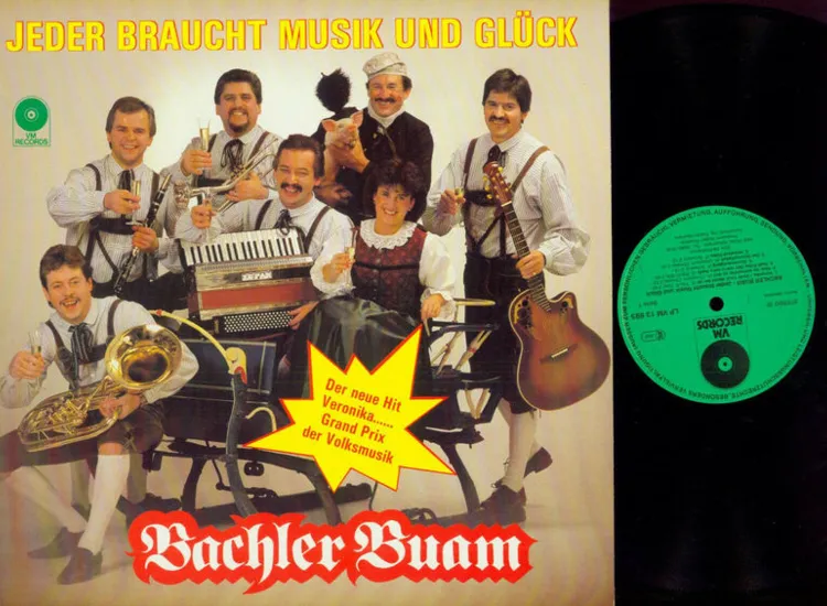 LP-- Bachler Buam – Jeder Braucht Musik Und Glück  // NM / ansehen