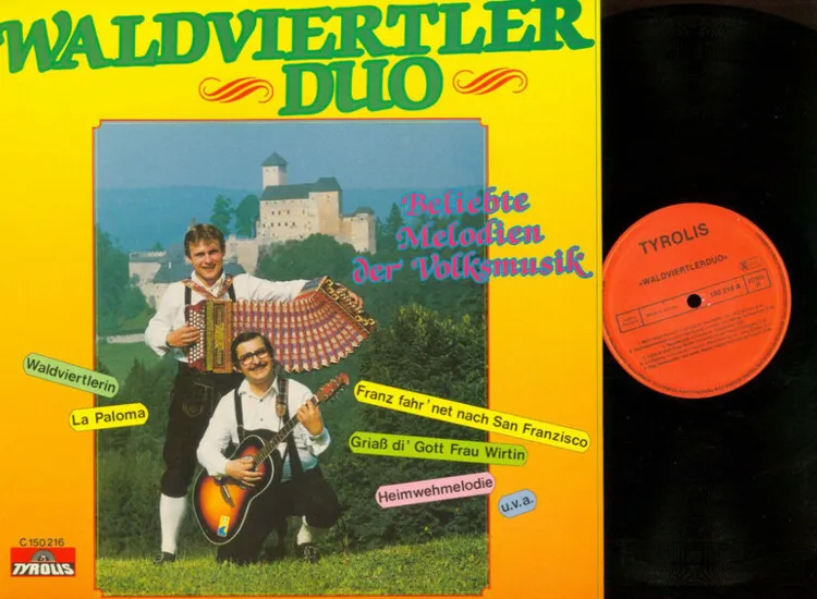 LP-- Waldviertler Duo-- Beliebte Melodien der Volksmusik     //NM ansehen