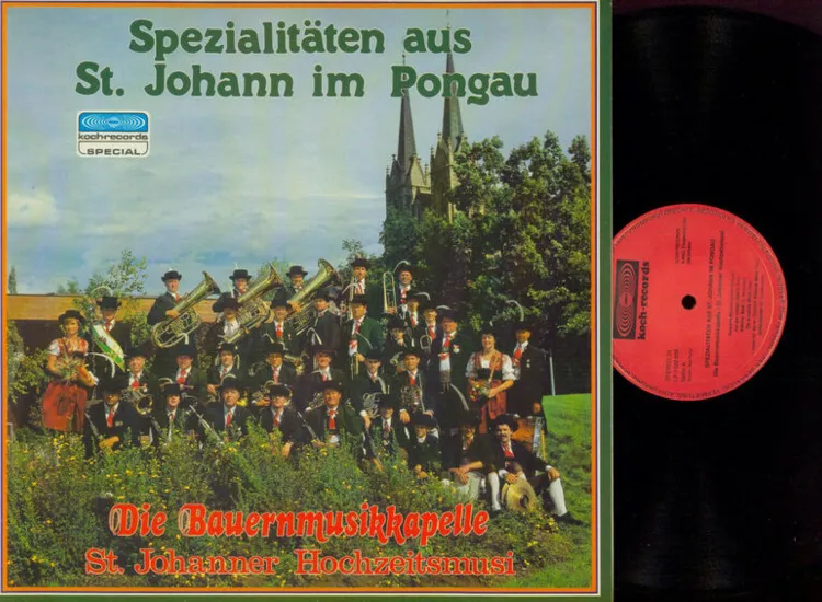 LP--Die Bauernmusikkapelle  --Spezialitäten Aus St. Johann Im Pongau   //NM ansehen