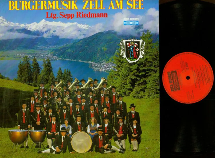 LP--Bürgermusik Zell am See--Sepp Riedmann  //NM ansehen