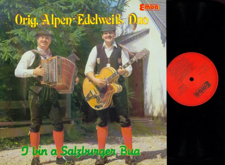 LP--Orig Alpen-Edelweiß Duo --  I bin a Salzburger Bua    //NM ansehen