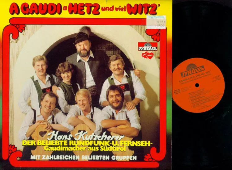 LP-- Hans Kutscherer-- A Gaudi a Hetz und viel Witz--- NM ansehen