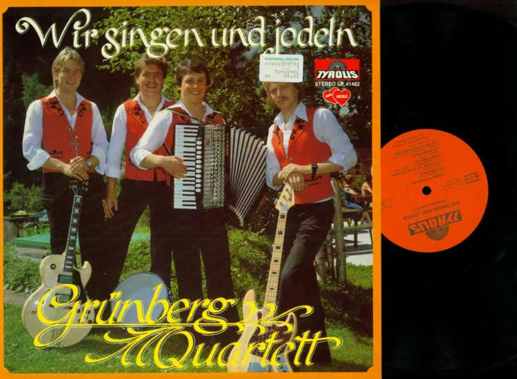 LP-- Grünberg Quartett -- Wir singen und jodeln -- NM ansehen