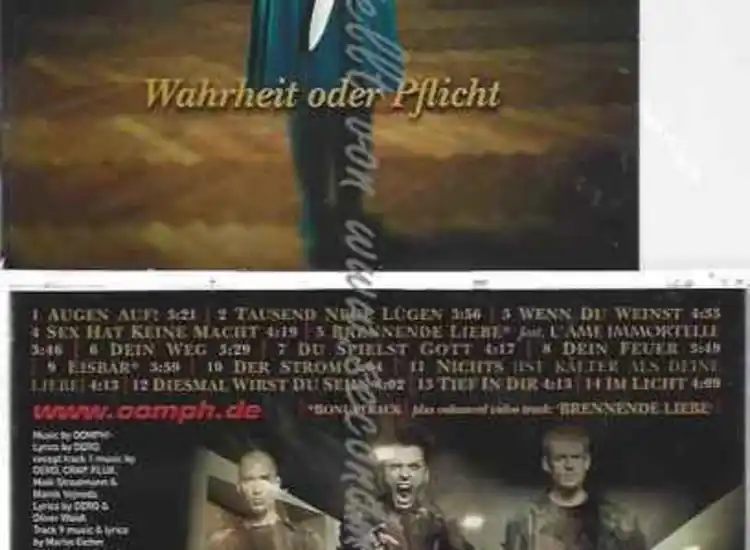 CD--OOMPH! | --WAHRHEIT ODER PFLICHT ansehen