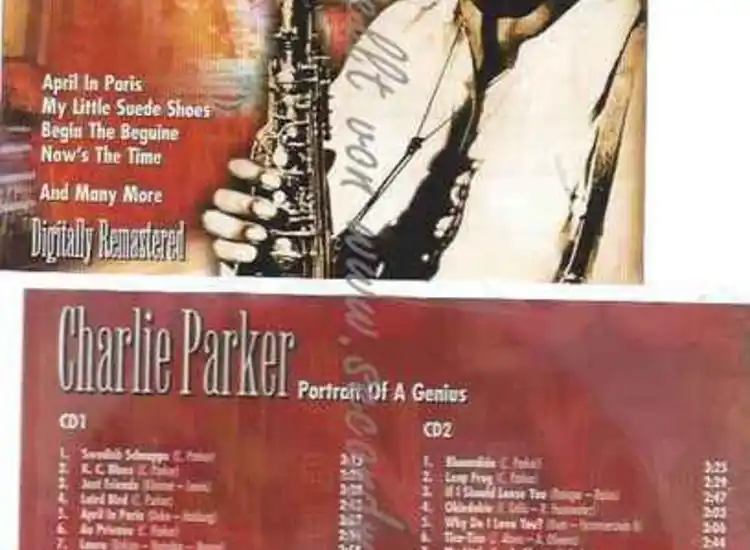 CD--CHARLIE PARKER--PORTRAIT OF A GENIUS (VARIUOS COMPOSER) ansehen