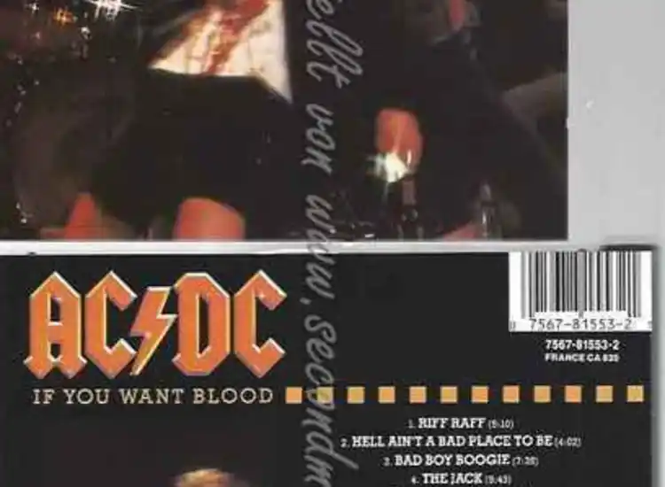 CD--AC/DC--IF YOU WANT BLOOD () ansehen