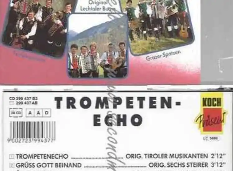 CD-- Trompetenecho-- Grazer Spatzen-Lechtaler Quintett ansehen