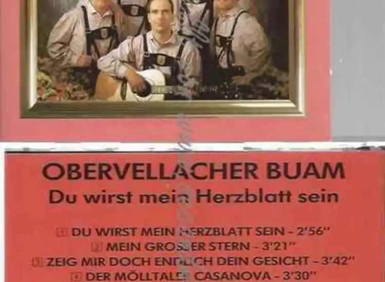 CD--OBERVELLACHER BUAM | --DU WIRST MEIN HERZBLATT SEIN ansehen