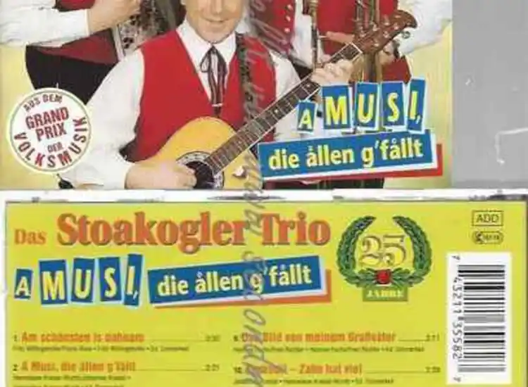 CD--STOAKOGLER TRIO, DAS | -- 25 JAHRE (A MUSI DIE ALLEN GFA ansehen