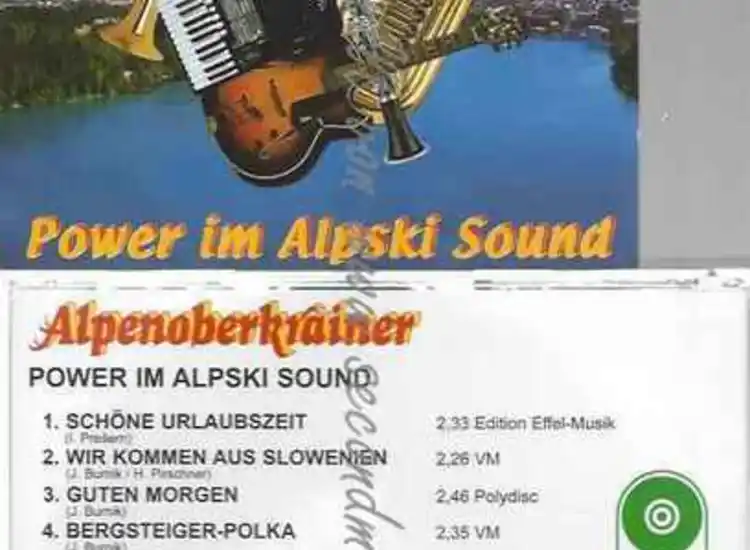 CD--ALPENOBERKRAINER--POWER IM ALPSKI SOUND ansehen