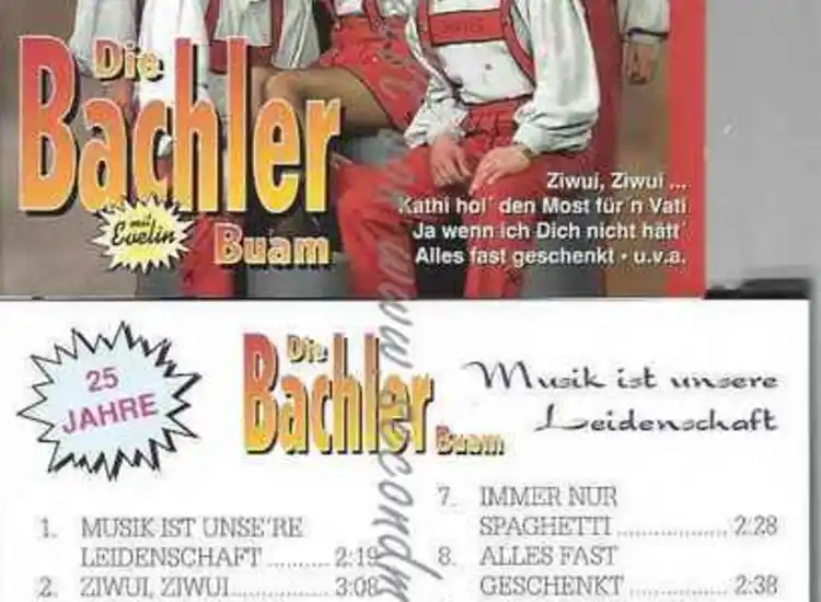 CD--BACHLER BUAM | --MUSIK IST UNSERE LEIDENSCHAFT ansehen