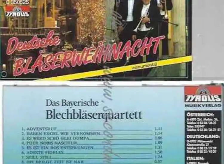 CD--BAYERISCHES BLECHBLÄSERQUARTETT | --DEUTSCHE BLÄSERWEIHNACHT ansehen