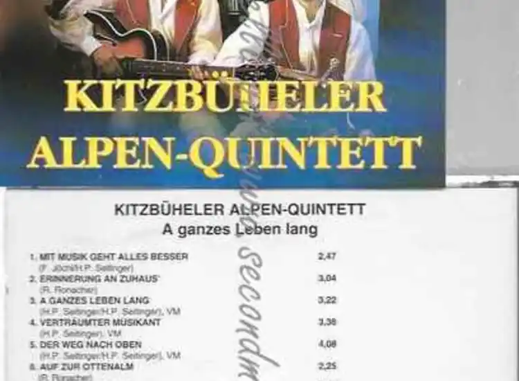 CD--KITZBÜHELER ALPEN-QUINTETT--A GANZES LEBEN LANG ansehen