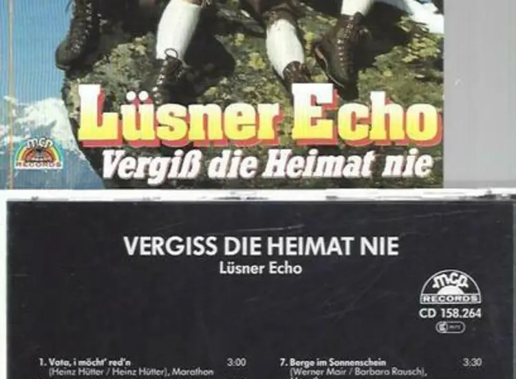 CD--Lüsner Echo  --Vergiß die Heimat nie ansehen