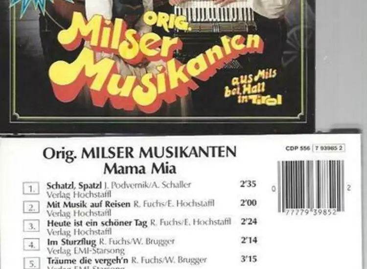 CD--Orig. Milser Musikanten -- Mamma Mia ansehen