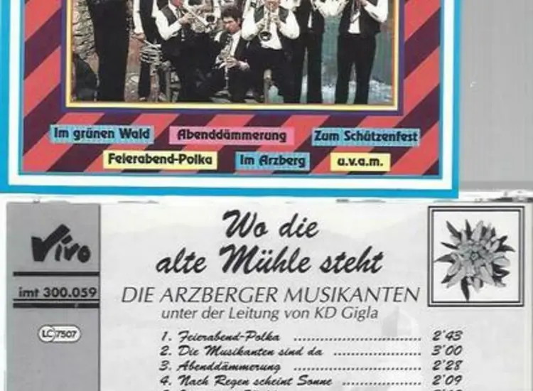 CD--Die Arzberger Musikanten  -- Wo die alte Mühle steht ansehen