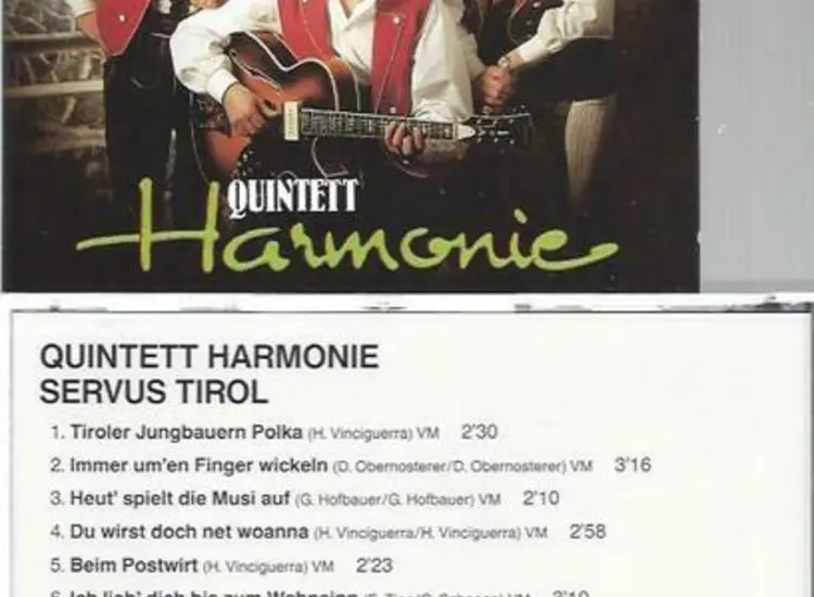 CD--Quintett Harmonie -- Servus Tirol ansehen