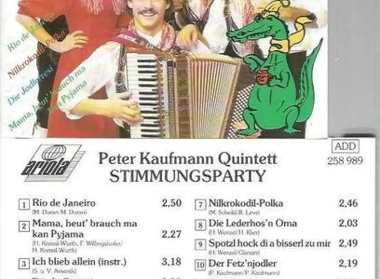 CD--Peter Kaufmann Quintett -- Stimmungsparty ansehen