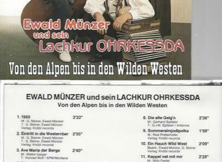 CD--Ewald Münzer und sein Lachkur Orchester -Von den Alpen ansehen