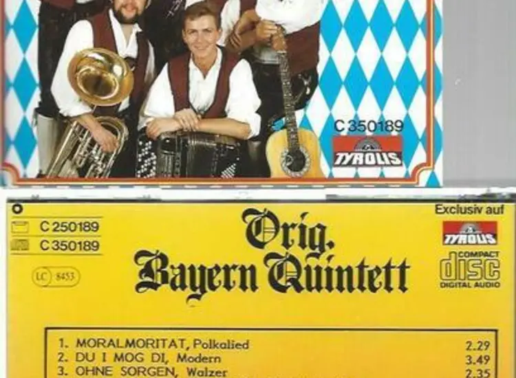 CD--Orig. Bayern Quintett--Eine Fahrt ins Glück ansehen