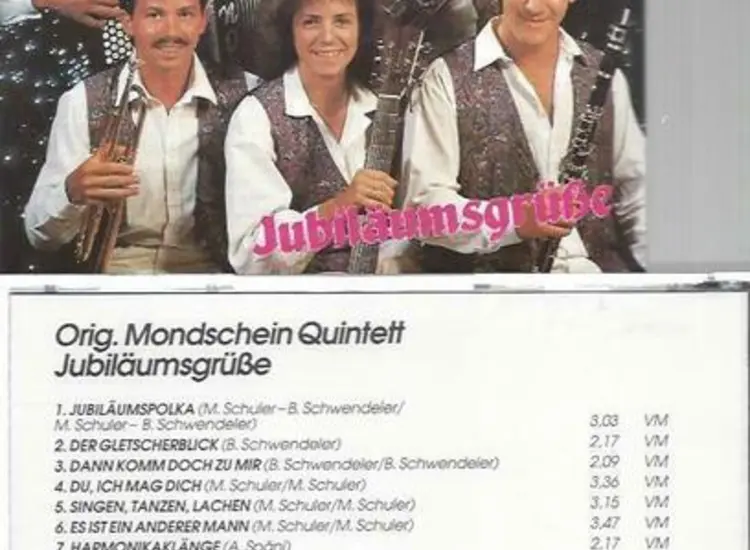 CD--Orig. Mondschein Quintett -- Jubiläumsgrüße ansehen