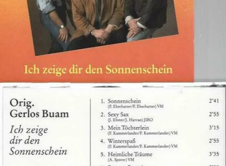 CD-- Orig. Gerlos Buam  -- Ich zeige dir den Sonnenschein ansehen