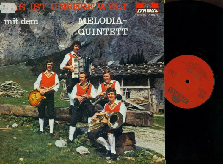 LP--Melodia Quintett //  Das ist unsere Welt  // NM ansehen