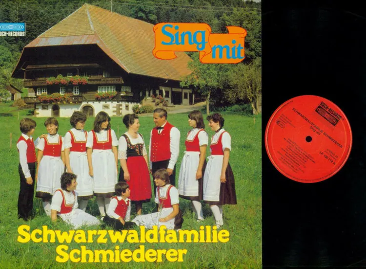 LP--Schwarzwaldfamilie Schmiederer  -- Sing mit  - / NM ansehen