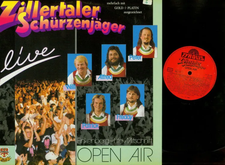 LP-- Zillertaler Schürzenjäger ‎– Open Air Live  / ansehen