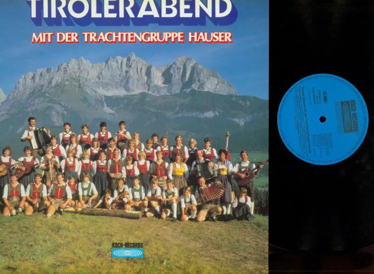 LP--Tiroler Abend mit der Trachtengruppe Hauser   /NM ansehen