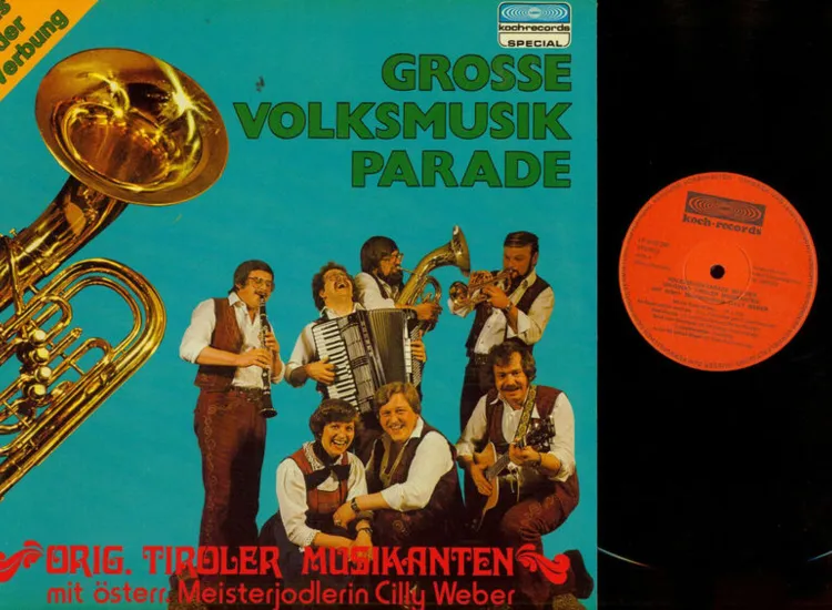 LP--Orig. Tiroler Musikanten  – Grosse Volksmusik Parade      / NM ansehen