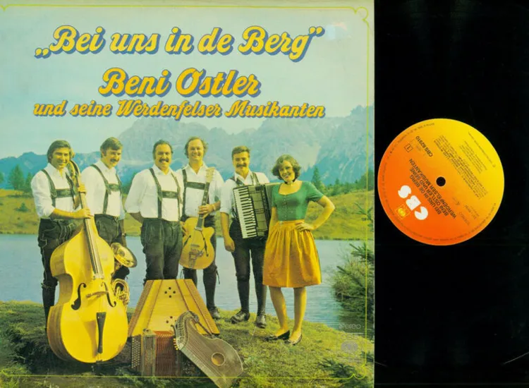 LP--Beni Ostler -- Bei uns in de Berg  / NM ansehen